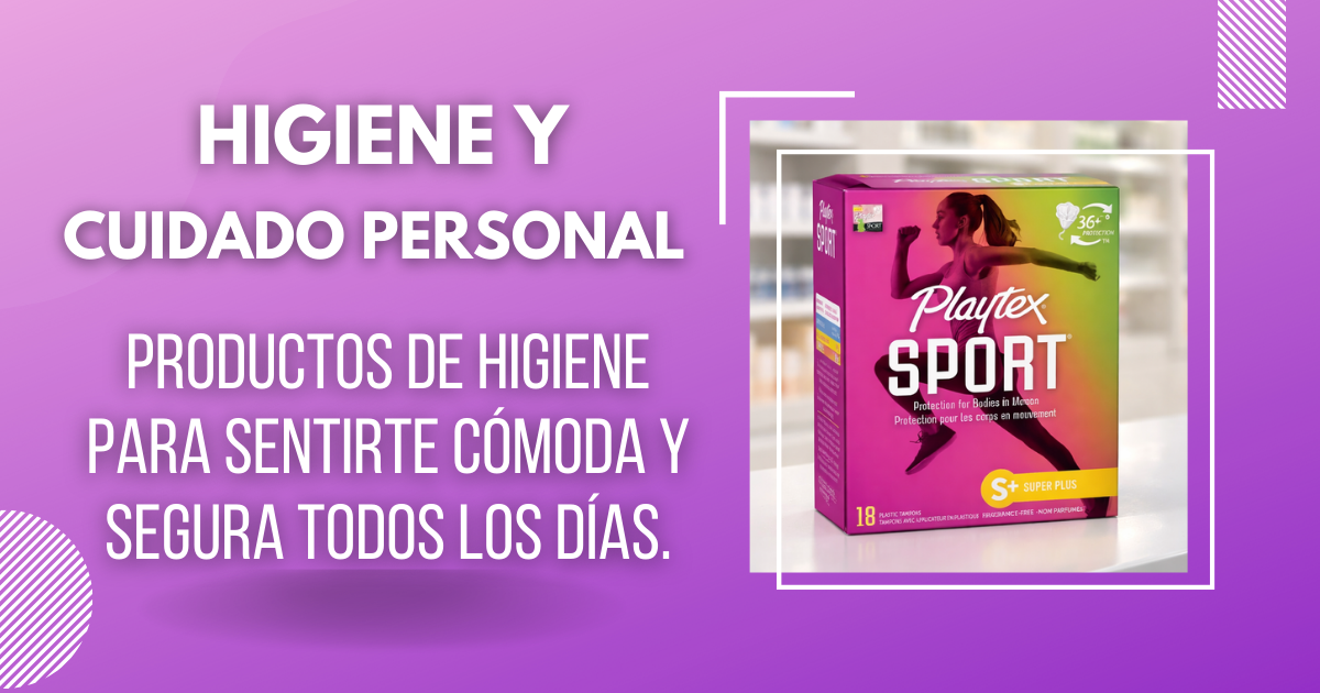 Productos de higiene femenina y esenciales con la discreción y calidad que buscas.