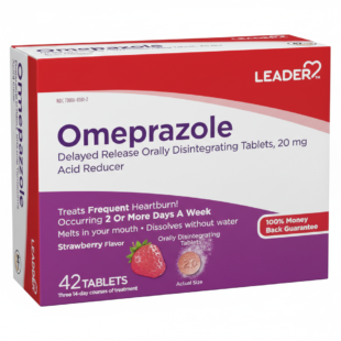 Leader Omeprazol Tabletas de desintegración oral de liberación retardada