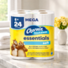 Charmin Essentials - Rollo de papel higiénico suave de 2 capas